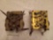 Lot of Two Small Rear Mount Time & Strike Clock Movements