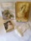 Wedding Lot- Lace Gloves, Cake Topper, Pattern, Book