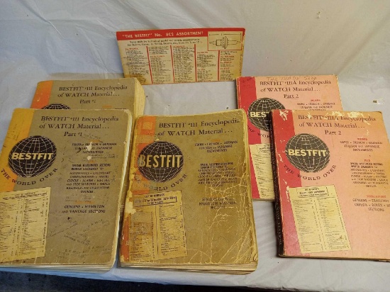 Lot of Bestfit Encyclopedia of Watch Material