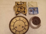 Junghans Clock Movement with Dial and Gong