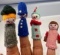 4 Crochet Finger Puppets
