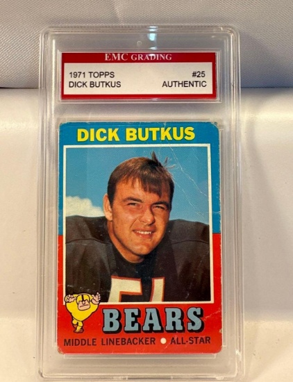 Dick Butkus Graded Card