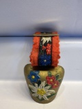 Antique Authentic Austrian Tirol Solid Brass Cowbell