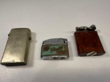 Vintage Players Lighter/ Brown Lighter/ Vintage Lighter Box