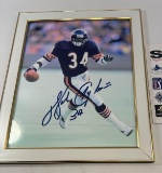 Walter Payton Signed 8 x 10 Framed Photo