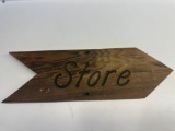 Wooden Store Hanging Sign