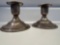 Vintage Gorham EP Silver Plate Pair Weighted Candlesticks