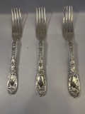 3 Oxford Silver Plate Company Forks