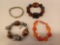 4 Costume Jewelry Bracelets