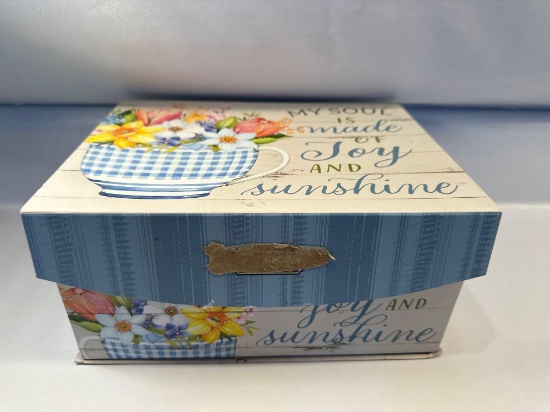 Decorative Flip Top Storage Box
