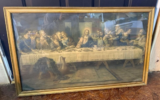 Framed Last Supper Print