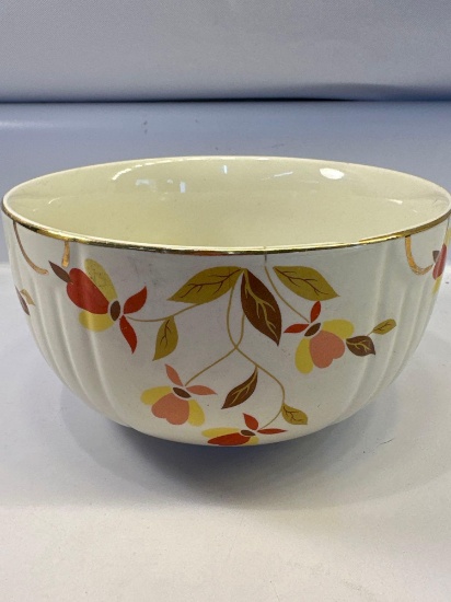 Vintage Halls Superior Jewel Tea Autumn Leaf Mixing Bowl