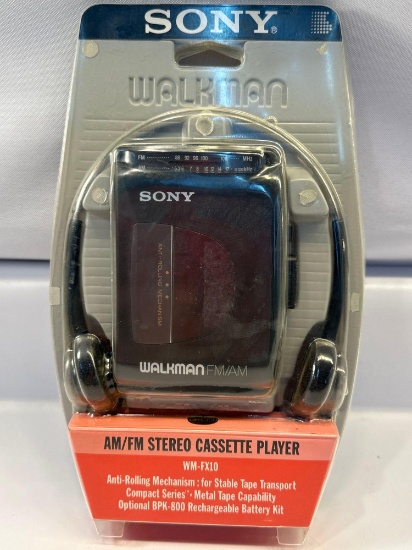 New Sony Walkman AM/FM Stereo Cassette Player