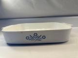 Corning Ware Blue Flower Casserole Dish