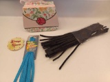 Gift Box, Coaster, Shoe Laces, Pipe Cleaners