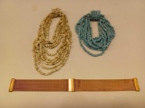 2 Bracelets and Copper Color Watch Band