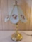 Table Lamp with Glass Shade