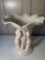 Atlantic Mold Pottery Cherub Statue with Basin/Bowl
