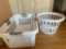 Plastic Sterile Landry Basket / Plastic Sterile Round Laundry Basket