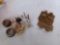 Used Yale Deadbolt and 3 Brass Hinges
