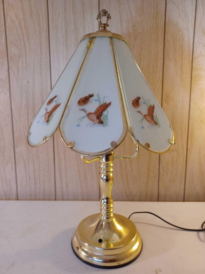 Table Lamp with Glass Shade