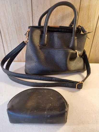 Purse with Handles and Strap