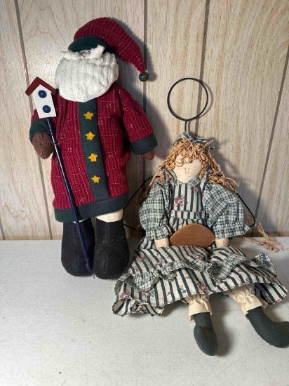 Standing Santa / Wall Hanging Angel