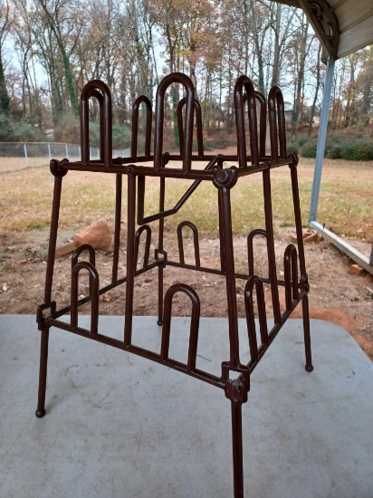 Shoe Rack and Box of Hangars