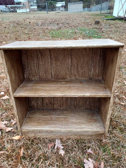 3 Shelf Wood Bookshelf