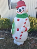 Snowman Light Up Blow Mold