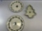 3 Piece Christmas Set 2 Small Plates and 1 Candy Dish