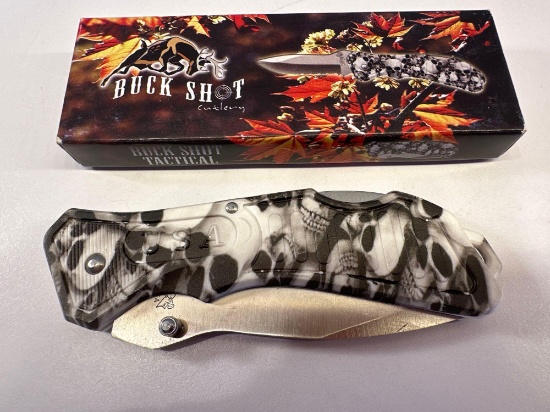 New Buck Shot Tactical Pocket Knife