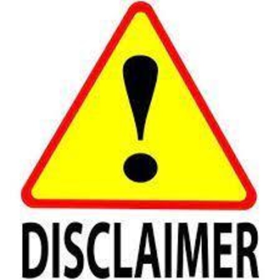 DISCLAIMER!