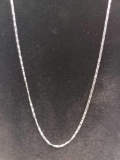 22 Inch 2mm Flat Curb Chain
