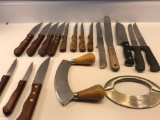 16 Knives & 2 Choppers