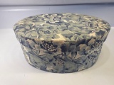 Decorative Jewelry Box or Sewing Basket With Lid
