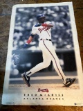 Fred Mcgriff Atlanta Braves Poster Board