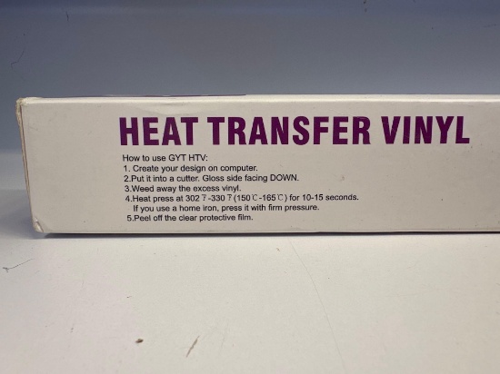 New GYT Heat Transfer Vinyl Blue