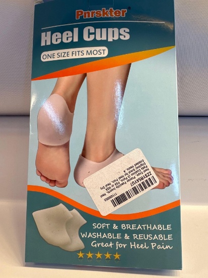 New 3 Pairs Pnrskter Gel Heel Cups In Box