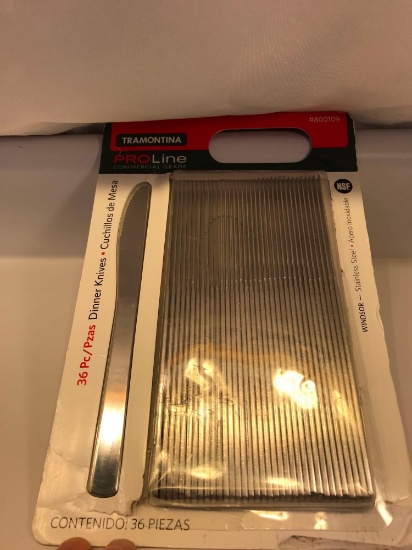 36 pc Dinner Knives Windsor Stainless Steel New