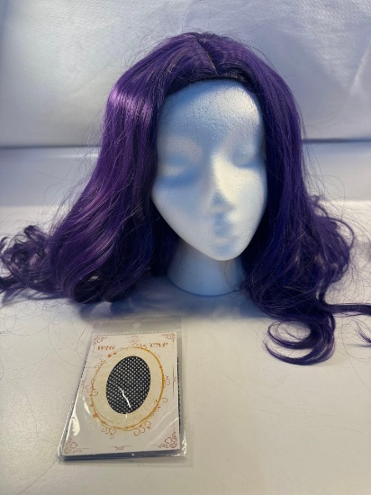 New Wig Cap / Purple Wig