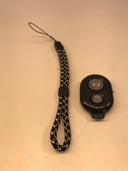 Wireless IPhone Canera Remote with strap