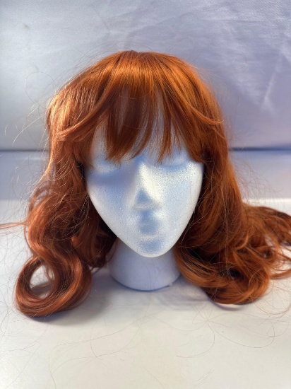 New Fugady Orange/ Red Wavy Wig