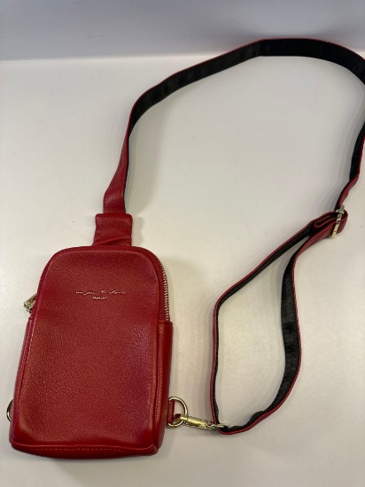 New Inicat Small Crossbody Sling Bag Red