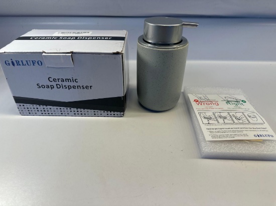 New Ceramic Soap Dispenser In Box