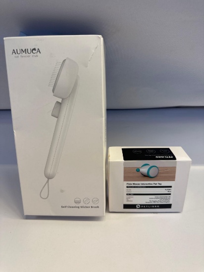New Self Cleaning Slicker Brush / New Pixie Mouse Interactive Pet Toy