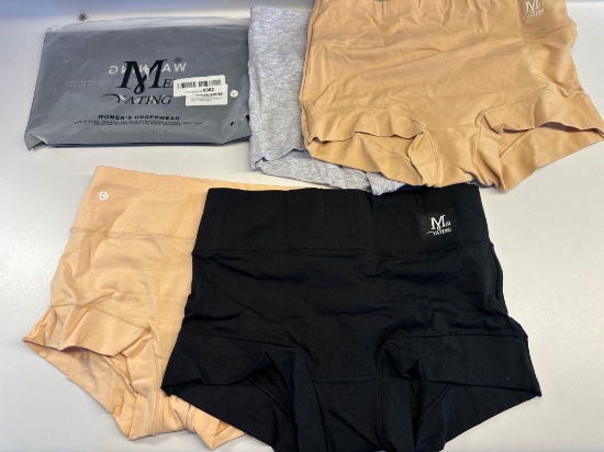 New Meiyating Womens 4 Pk BoyShorts Size Small