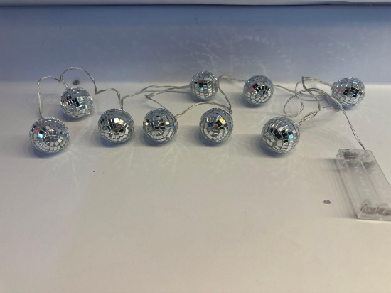 LED Strip Light Disco Ball String Light With Battery Powered Box