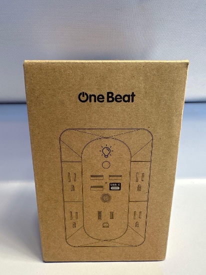 New One Beat Smart Light Outlet Extender With Night Light