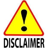 Disclaimer! Please Read!
